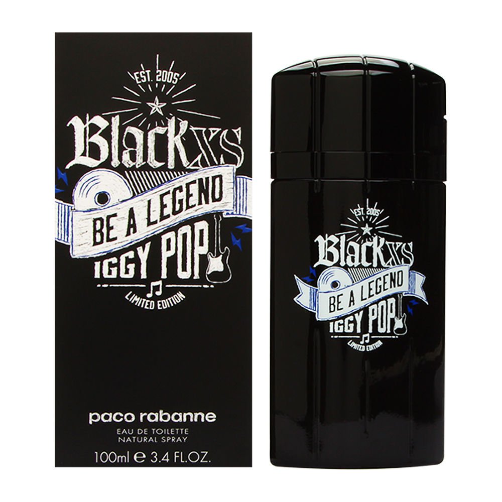 Black XS Be A Legend Iggy Pop EDT for Men - Perfume Planet 