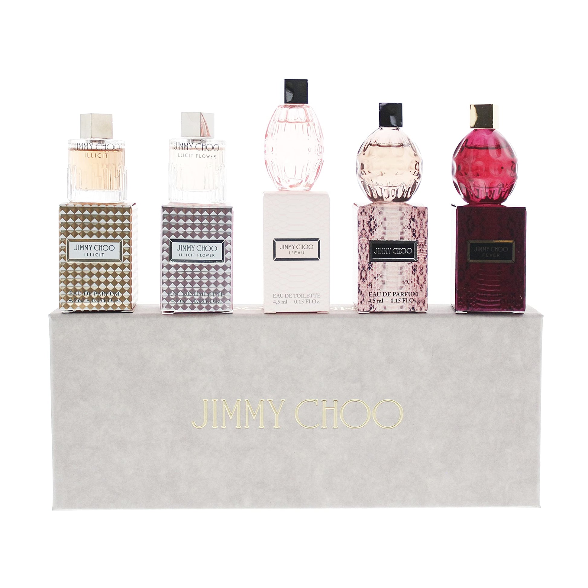 Jimmy Choo Miniaturas de Colección Gift Set (5PC) for women - Perfume Planet 