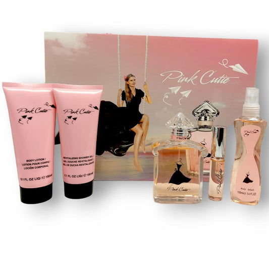 Pink Cutie EDT Gift Set for Women (5PC)