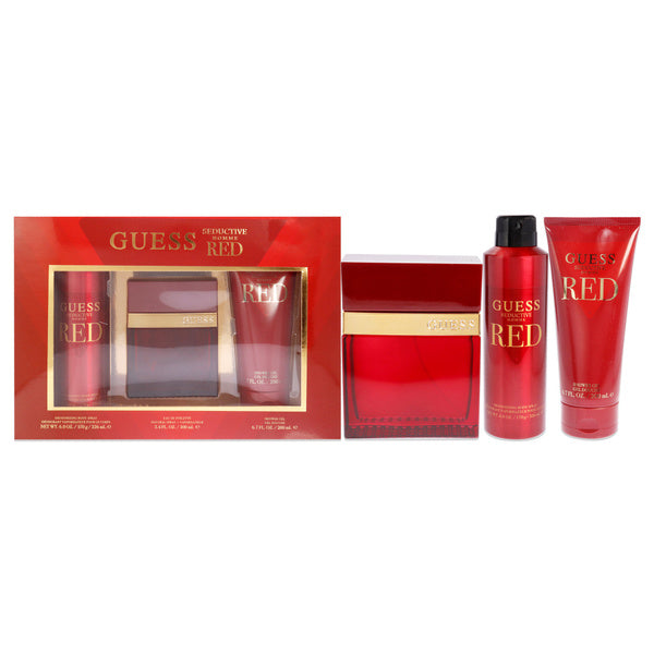 Guess Seductive Homme Red EDT Gift Set (3PC) - Perfume Planet 