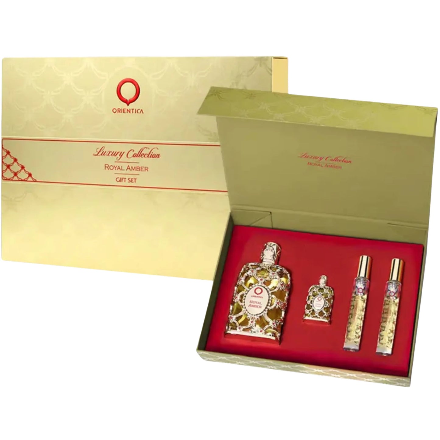 Orientica Royal Amber EDP Gift Set 4 (PCS) (Unisex) - Perfume Planet 