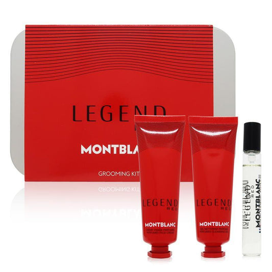 Montblanc Legend Red EDP for Men Grooming Kit (3 PCS)