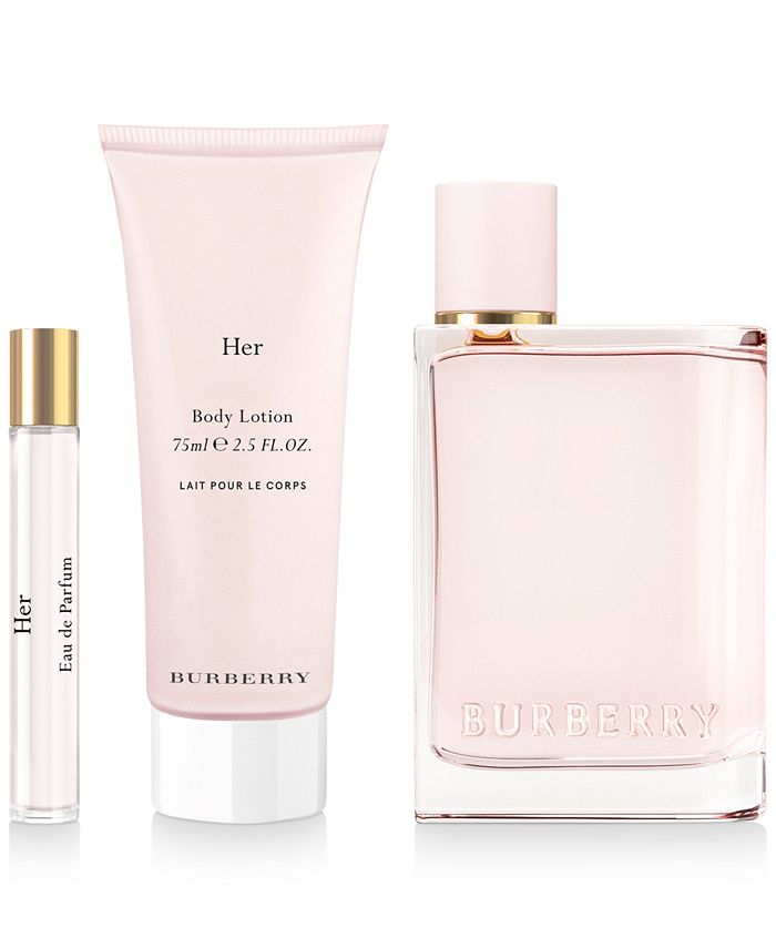 Burberry Her Eau De Parfum Gift Set (3PC) - Perfume Planet 