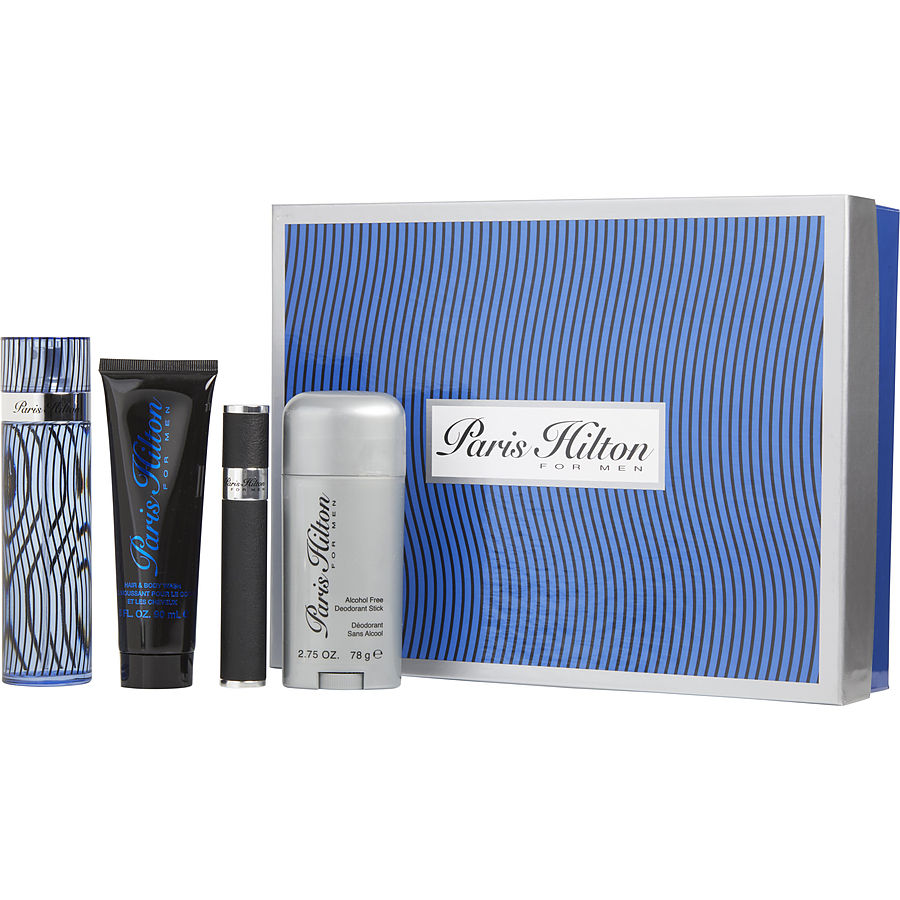 Paris Hilton EDT Gift Set for Men (4PC) - Perfume Planet 